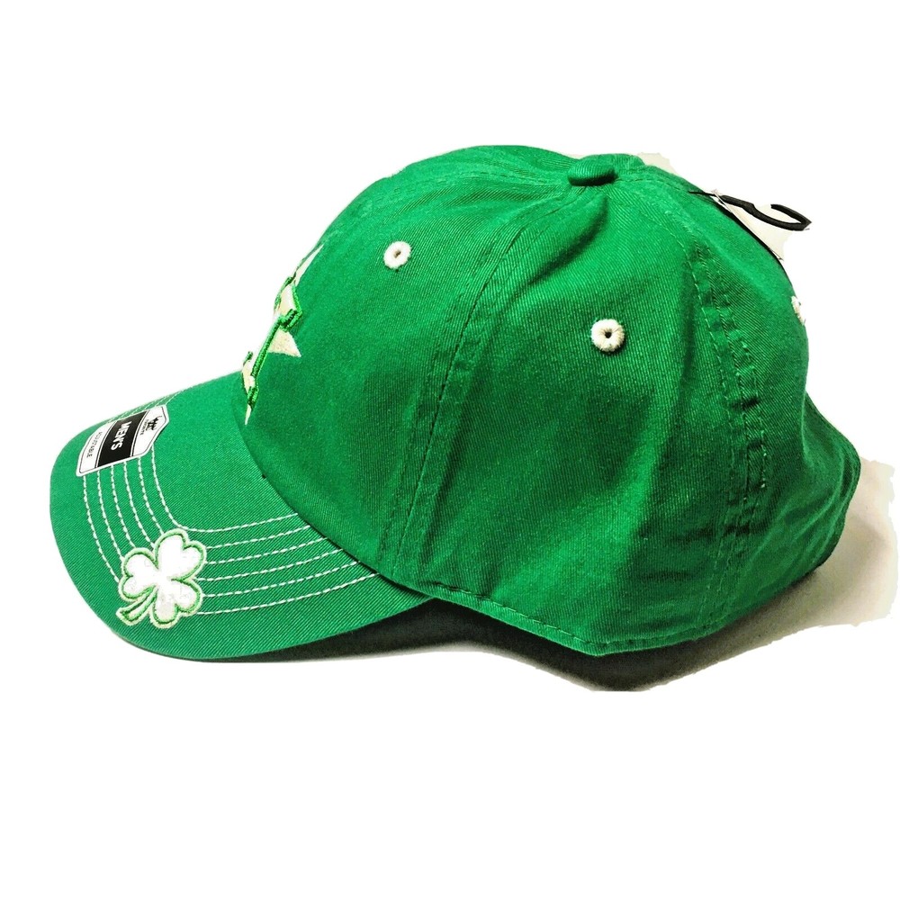 NEW Houston Astros MLB Strapback Baseball Cap Hat Lucky Green Shamrock Irish - Picture 2 of 4